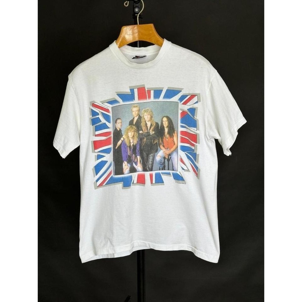 TRUE VINTAGE 1992 Def Leppard 7 Day Weekend Tour T-shirt USA Size XL
